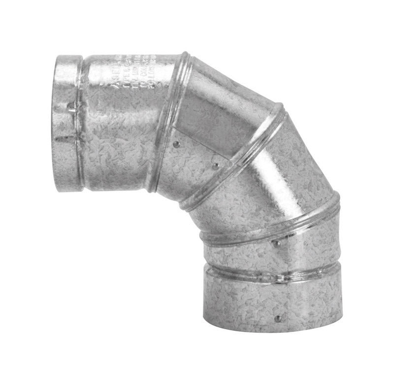 SELKIRK - Selkirk 3 in. D X 3 in. D Adjustable 90 deg Aluminum Stove Pipe Elbow - Case of 2