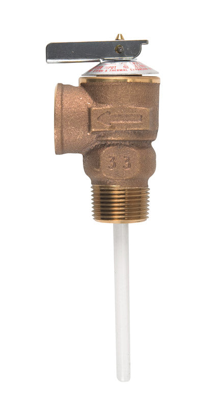 CASH ACME - Cash Acme MNPT Bronze Temperature and Pressure Relief Valve FNPT