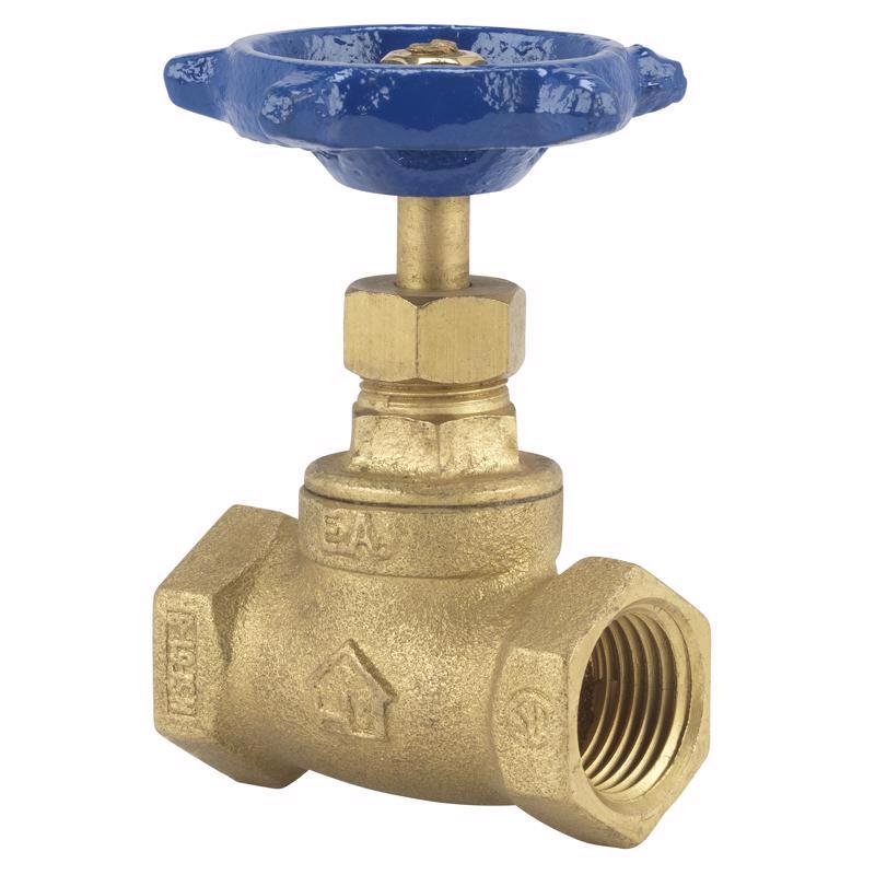 HOMEWERKS - Homewerks 1/2 in. FIP X 1/2 in. FIP Brass Stop Valve