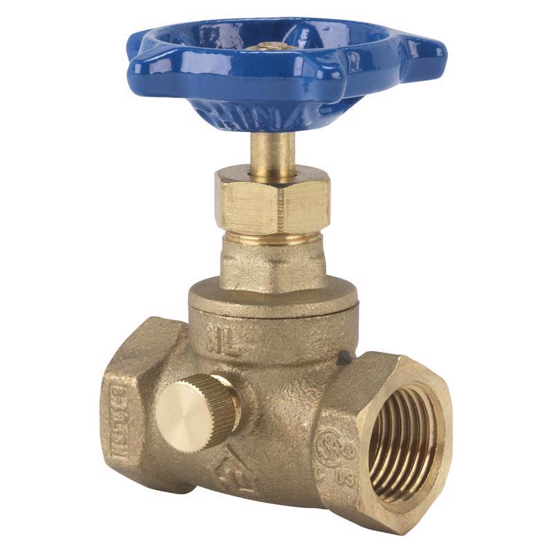 HOMEWERKS - Homewerks 3/4 in. FIP X 3/4 in. FIP Brass Stop and Waste Valve