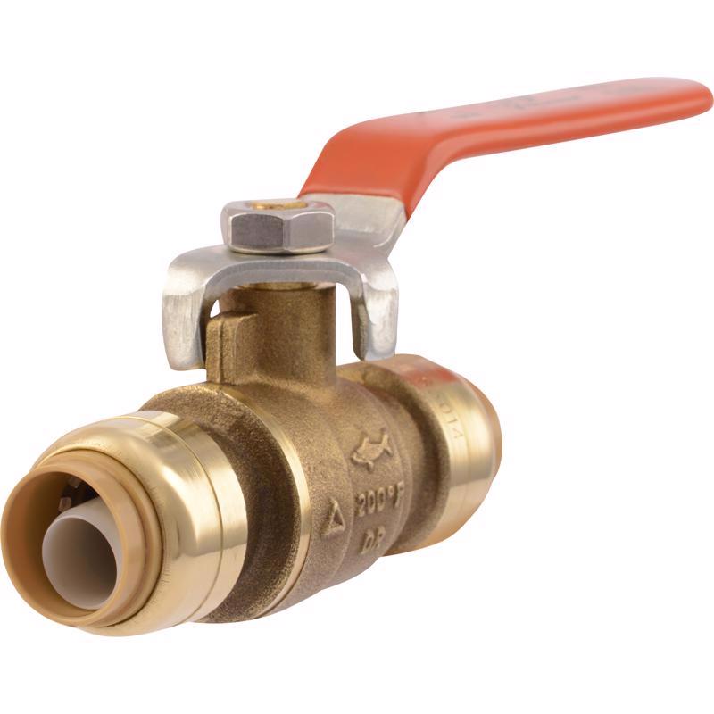 SHARKBITE - SharkBite 1/2 in. Brass Push Fit Ball Valve