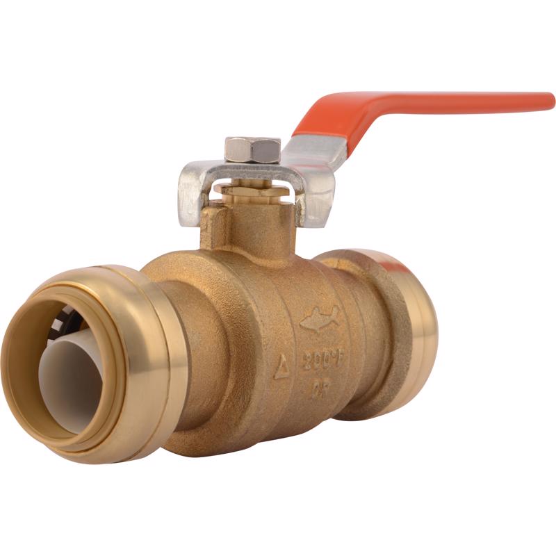 SHARKBITE - SharkBite 1 in. Brass Push Fit Ball Valve