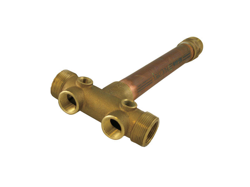 CAMPBELL - Campbell Brass Brown 1-1/4 in. Tank Cross