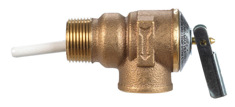 CASH ACME - Cash Acme Bronze Temperature and Pressure Relief Valve [16485A-0125]