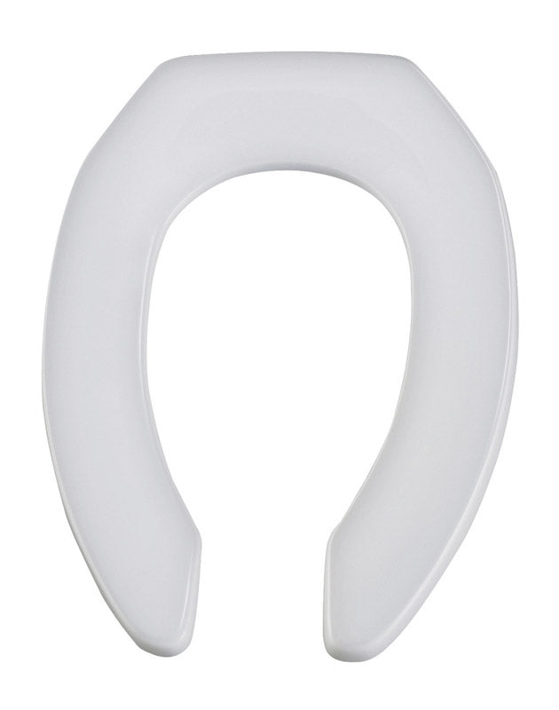 MAYFAIR - Bemis Elongated White Plastic Toilet Seat [1955CT-000]