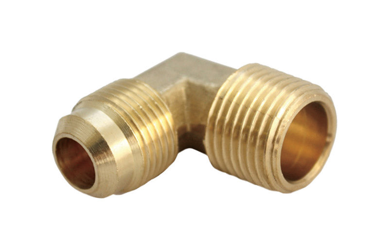 JMF COMPANY - JMF Company 1/4 in. Flare X 1/8 in. D MPT Brass 90 Degree Street Elbow - Case of 5