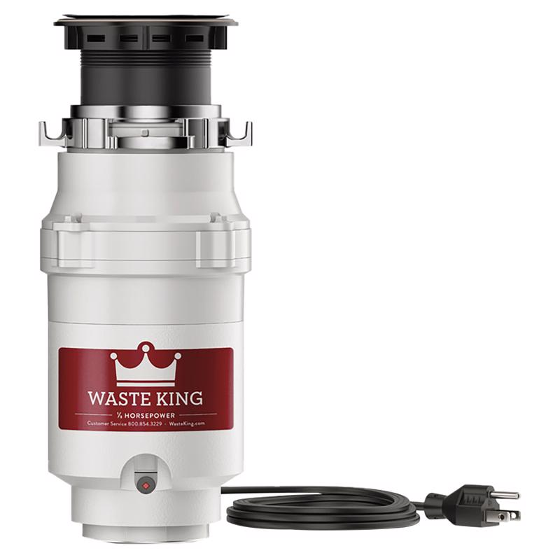 WASTE KING - Waste King 1/3 HP Continuous Feed Garbage Disposal