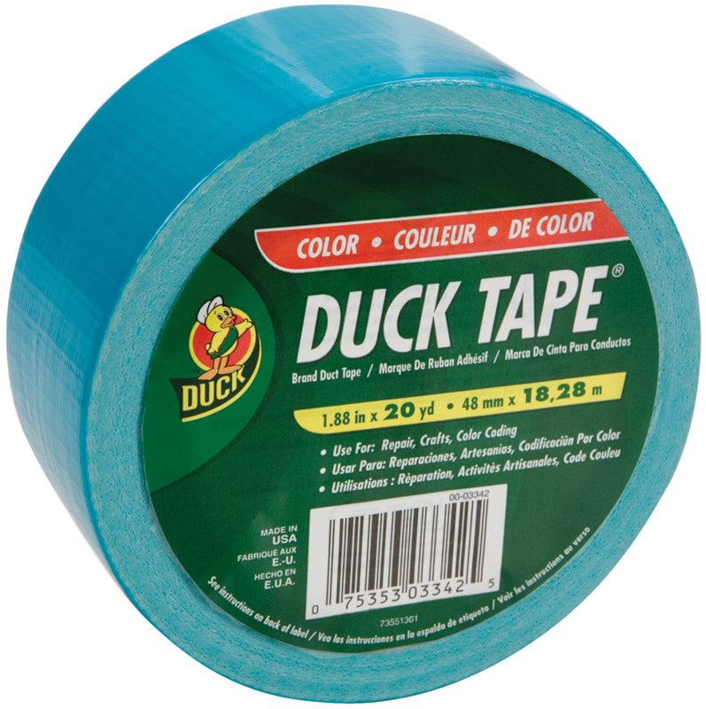 DUCK - Duck 1.88 in. W X 20 yd L Aqua Solid Duct Tape