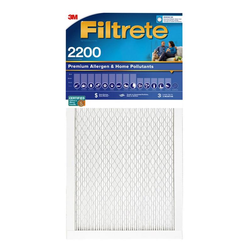 3M - 3M Filtrete 20 in. W X 30 in. H X 1 in. D Fiberglass 13 MERV Pleated Allergen Air Filter 1 pk - Case of 4