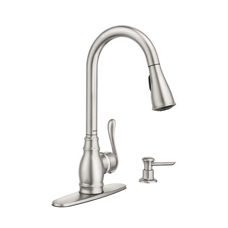 MOEN - Moen Anabelle One Handle Stainless Steel Pull-Down Kitchen Faucet