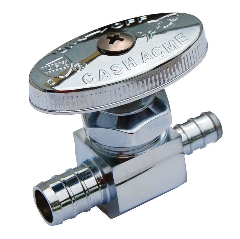 SHARKBITE - SharkBite 1/2 in. PEX Barb X 3/8 in. Brass Stop Valve