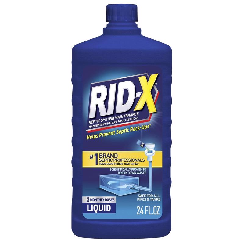 RID-X - RID-X Liquid Septic System Treatment and Cleaner 24 oz - Case of 6