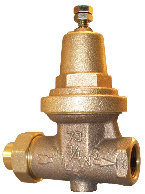 WILKINS - Zurn 3/4 in. FNPT Bronze Water Pressure Reducing Valve 3/4 in. FNPT 1 pc [34-70XL]