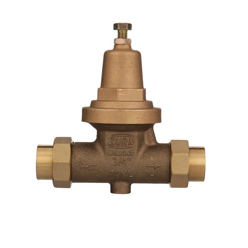 WILKINS - Zurn 3/4 in. FNPT Bronze Water Pressure Reducing Valve 3/4 in. FNPT 1 pc [34-70XLDU]