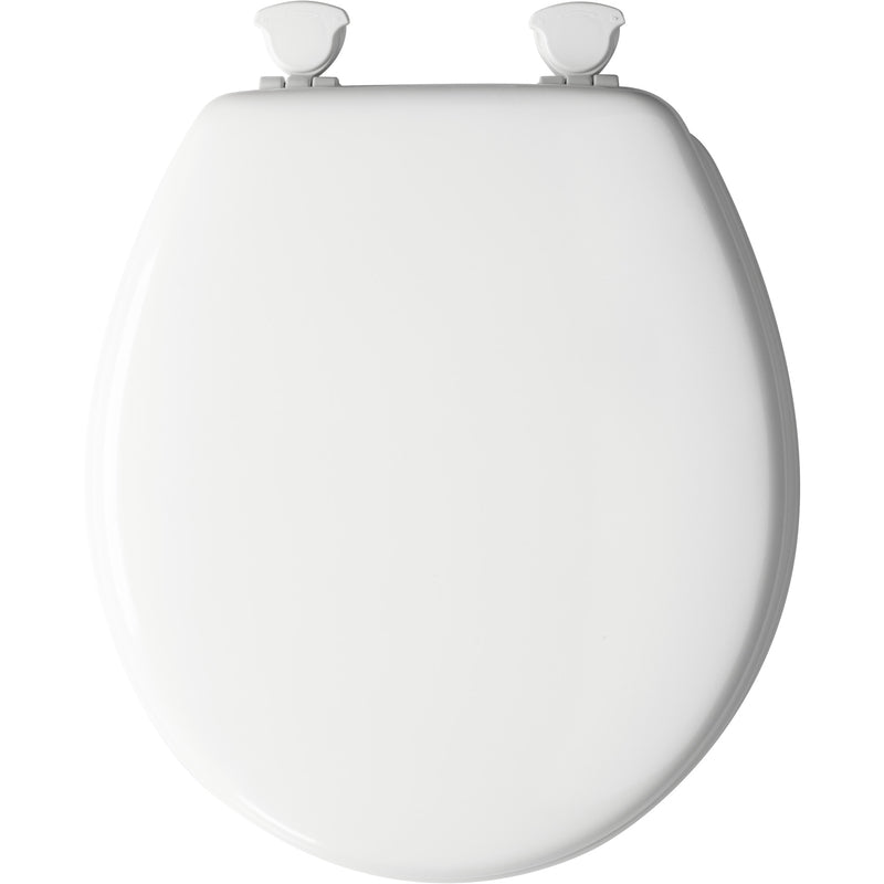 MAYFAIR - Bemis Round White Molded Wood Toilet Seat [44ECA-000]