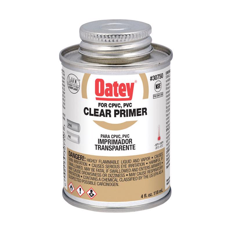 OATEY - Oatey Clear Primer For CPVC/PVC 4 oz