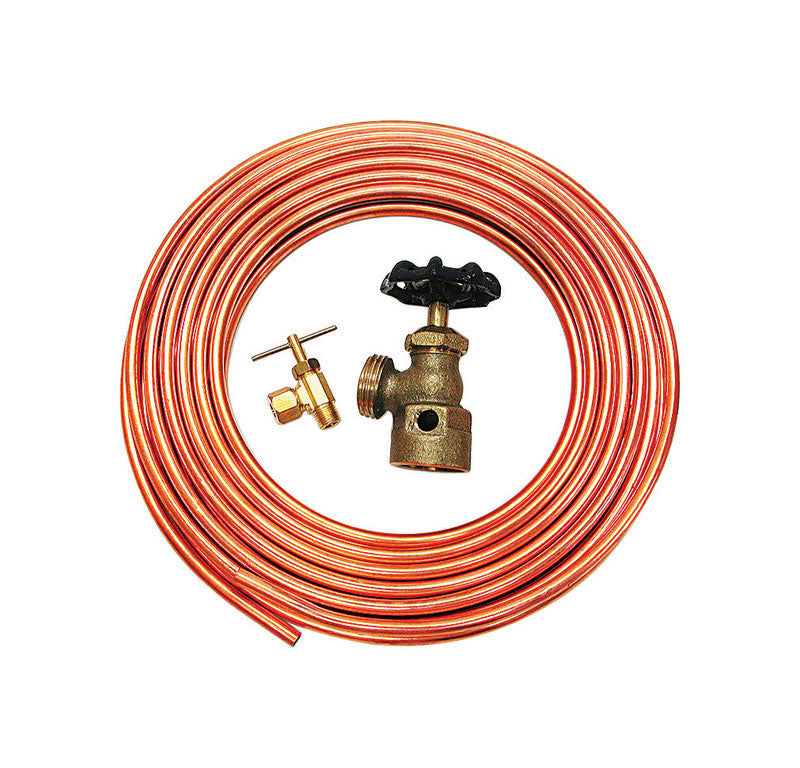 DIAL - Dial 1/4 in. H X 1/4 in. W Orange Rubber Copper Tube Hook-Up Kit