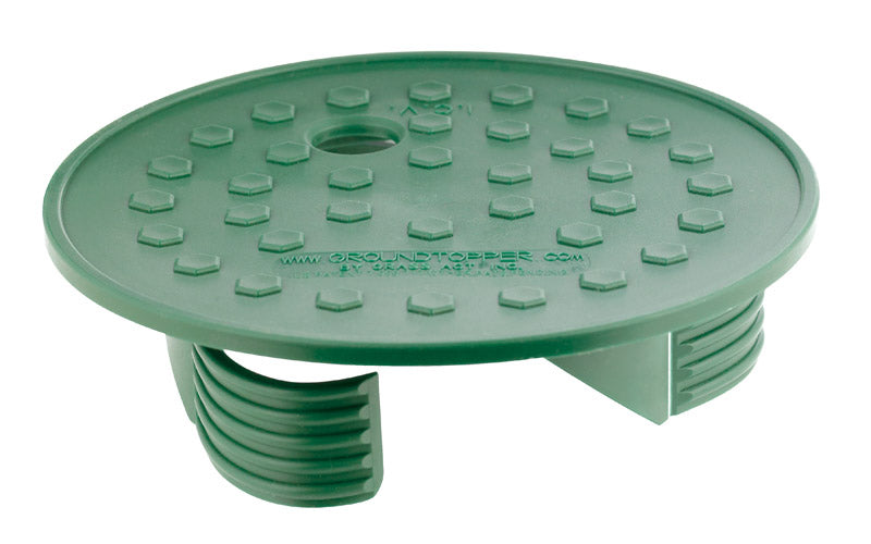 GROUNDTOPPER - Groundtopper 7 7/16 in. W X 1 7/8 in. H Round Valve Box Lid Green