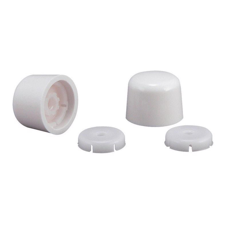 PLUMB PAK - Plumb Pak Toilet Tank Bolt Caps White Plastic For Universal