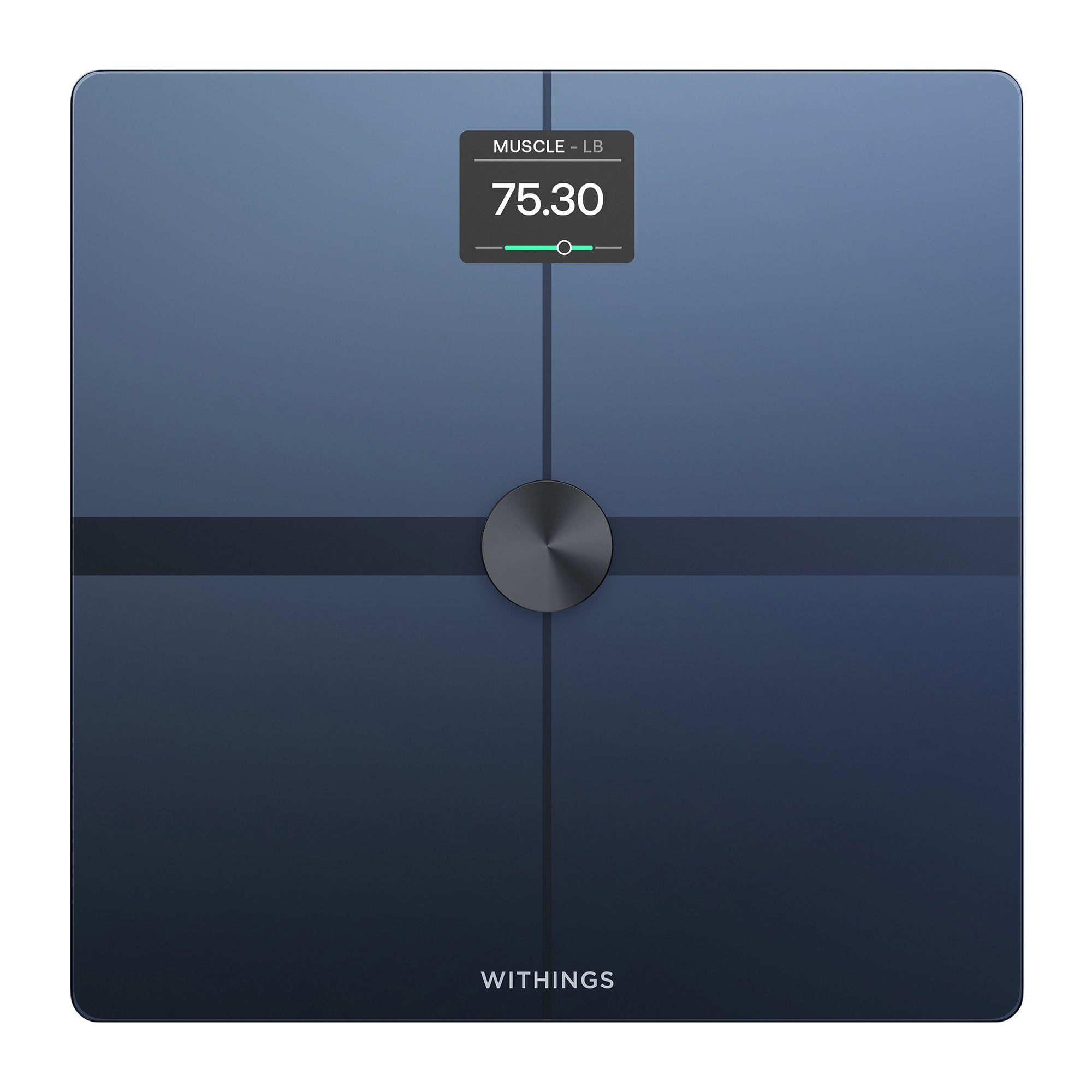 Withings Inc - Total Body Composition Analyzer Step On Withings LCD Display 5 -> 200kg (9 -> 440lb) Black [1/EA]