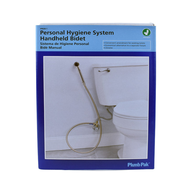 PLUMB PAK - Plumb Pak Silver Bidet