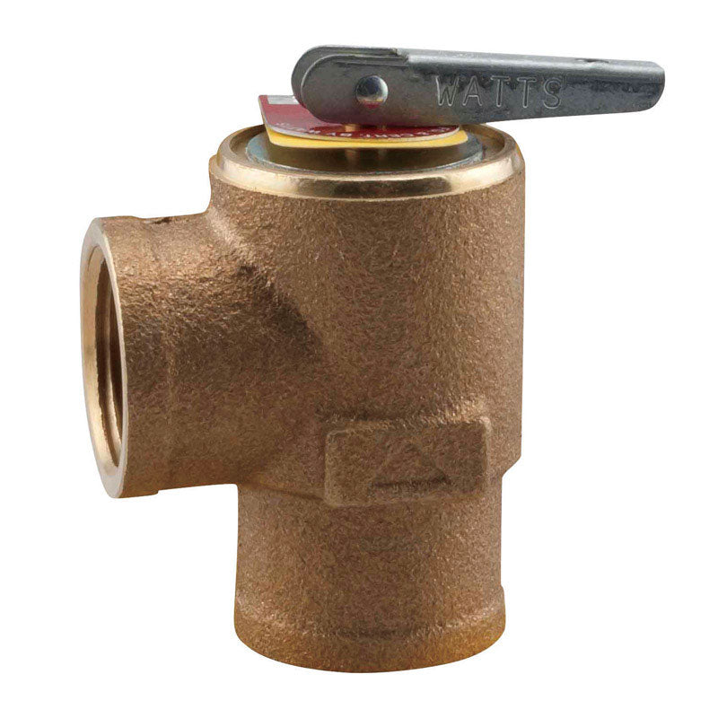 WATTS - Watts 3/4 in. FNPT Brass Pressure Relief Valve 3/4 in. FNPT 1 pc