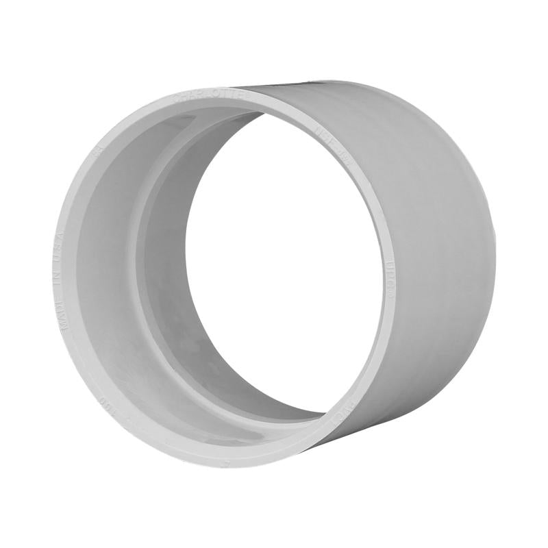 CHARLOTTE PIPE - Charlotte Pipe Schedule 40 4 in. Hub X 4 in. D Hub PVC Coupling 1 pk
