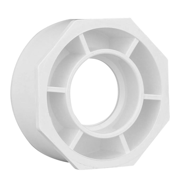CHARLOTTE PIPE - Charlotte Pipe Schedule 40 4 in. Spigot X 2 in. D Hub PVC Flush Bushing 1 pk