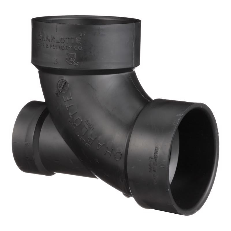 CHARLOTTE PIPE - Charlotte Pipe 3 in. Hub X 3 in. D Hub ABS 90 Degree Elbow [ABS003030800]