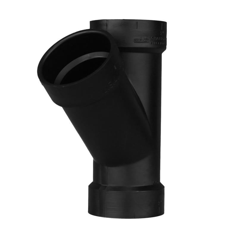 CHARLOTTE PIPE - Charlotte Pipe 2 in. Hub X 2 in. D Hub ABS Wye [ABS006000800]