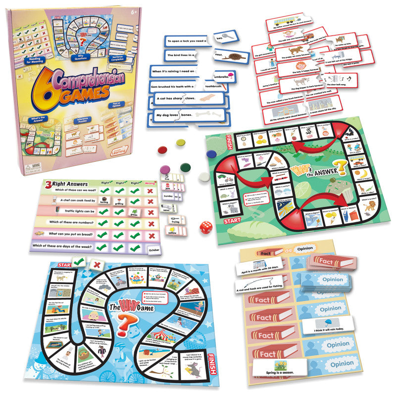 JUNIOR LEARNING - 6 Comprehension Games