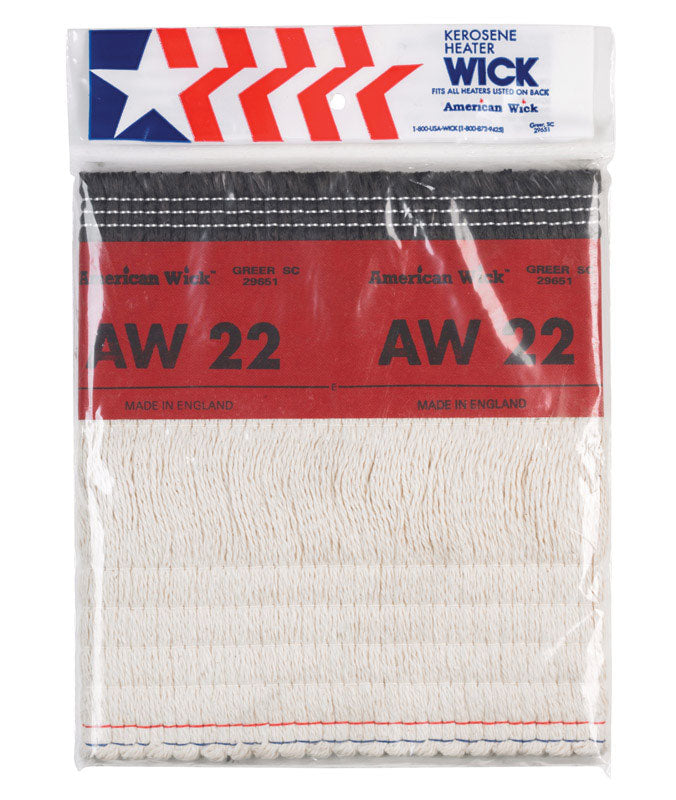 AMERICAN WICK - American Wick Kerosene Heater Wick For 22-DKA