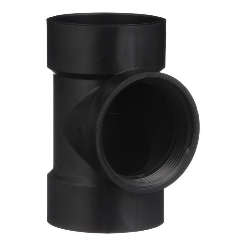 CHARLOTTE PIPE - Charlotte Pipe 3 in. Hub X 3 in. D Hub ABS Flush Cleanout Tee [ABS004451000]