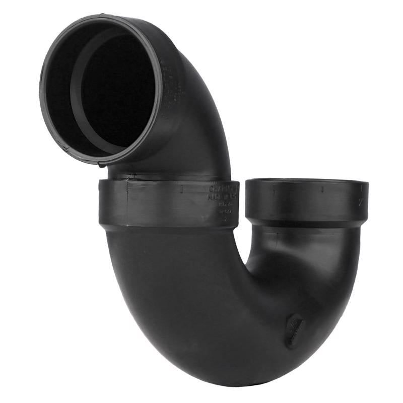 CHARLOTTE PIPE - Charlotte Pipe 2 in. Hub X 2 in. D Hub ABS P-Trap - Case of 10 [ABS00706X0800]