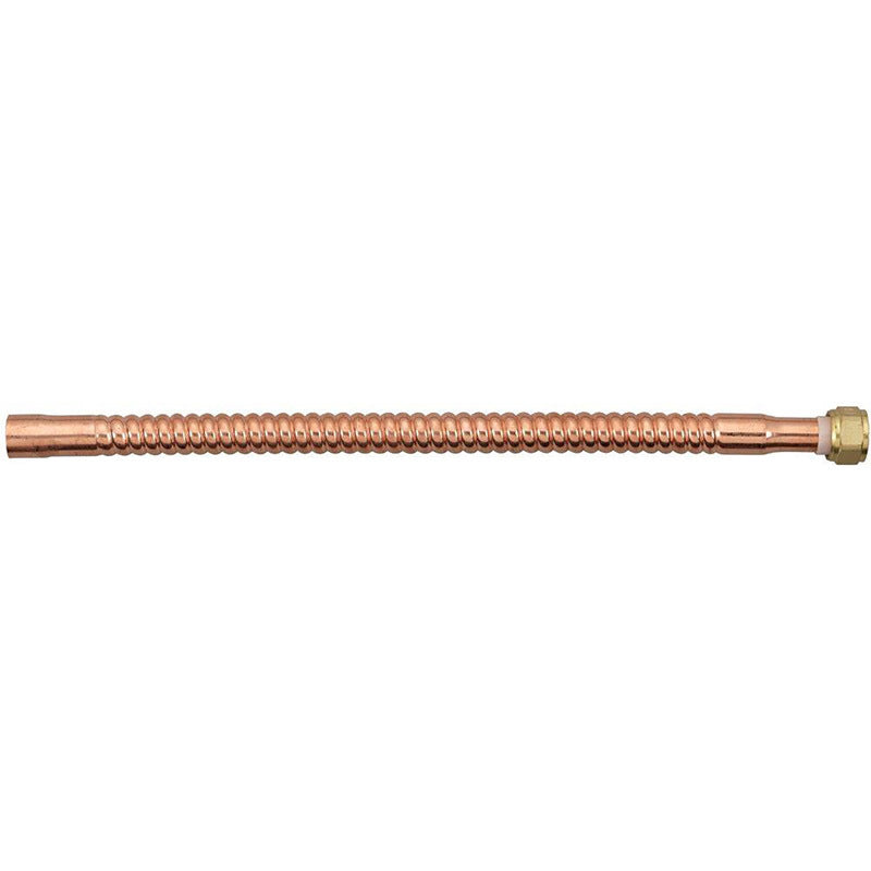 COPPER FLEX - Homewerks 3/4 in. FIP X 3/4 in. D Sweat 12 in. Copper Water Heater Supply Line