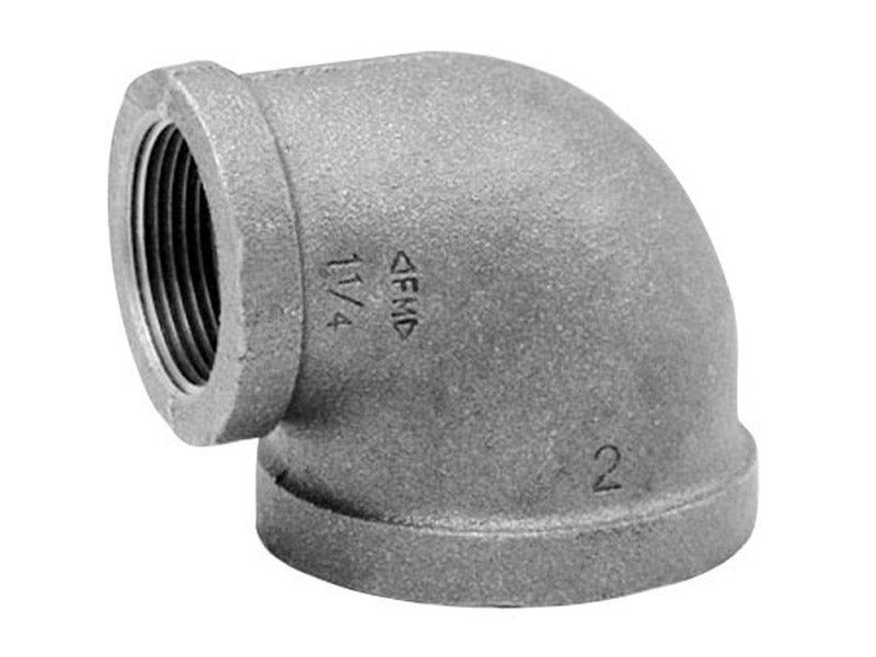 ANVIL - Anvil 1 in. FPT X 1/2 in. D FPT Galvanized Malleable Iron Elbow