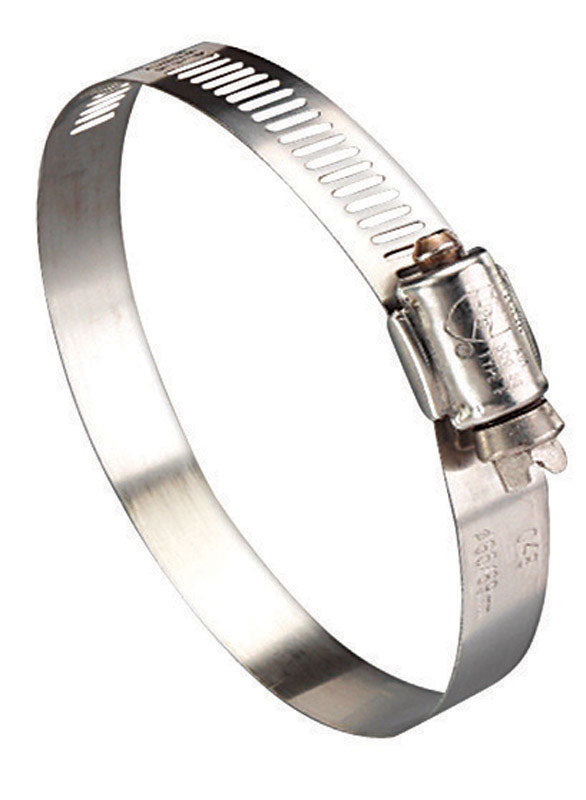 IDEAL - Ideal Hy Gear 4-1/2 in to 6-1/2 in. SAE 96 Silver Hose Clamp Stainless Steel Band - Case of 10