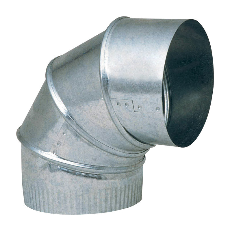 IMPERIAL - Imperial 6 in. D X 6 in. D Adjustable 90 deg Galvanized Steel Elbow Exhaust - Case of 8 [GV0295-C]