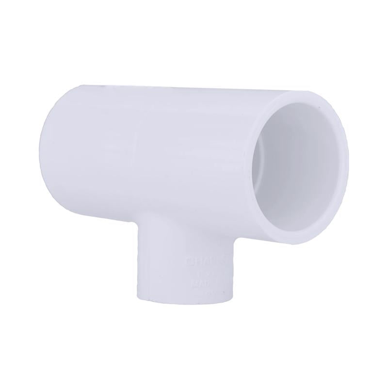 CHARLOTTE - Charlotte Pipe Schedule 40 1/2 in. Slip X 1 in. D Slip PVC Reducing Tee 1 pk