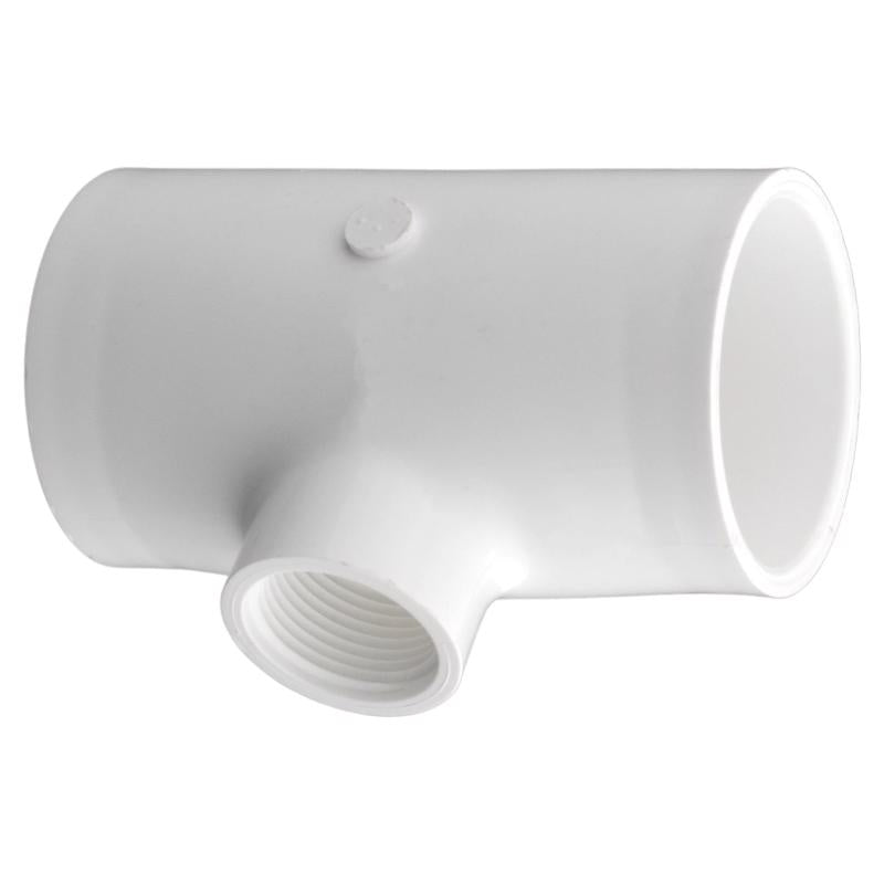 CHARLOTTE PIPE - Charlotte Pipe Schedule 40 3/4 in. Slip X 1-1/4 in. D Slip PVC Reducing Tee 1 pk [PVC 02401 3800]