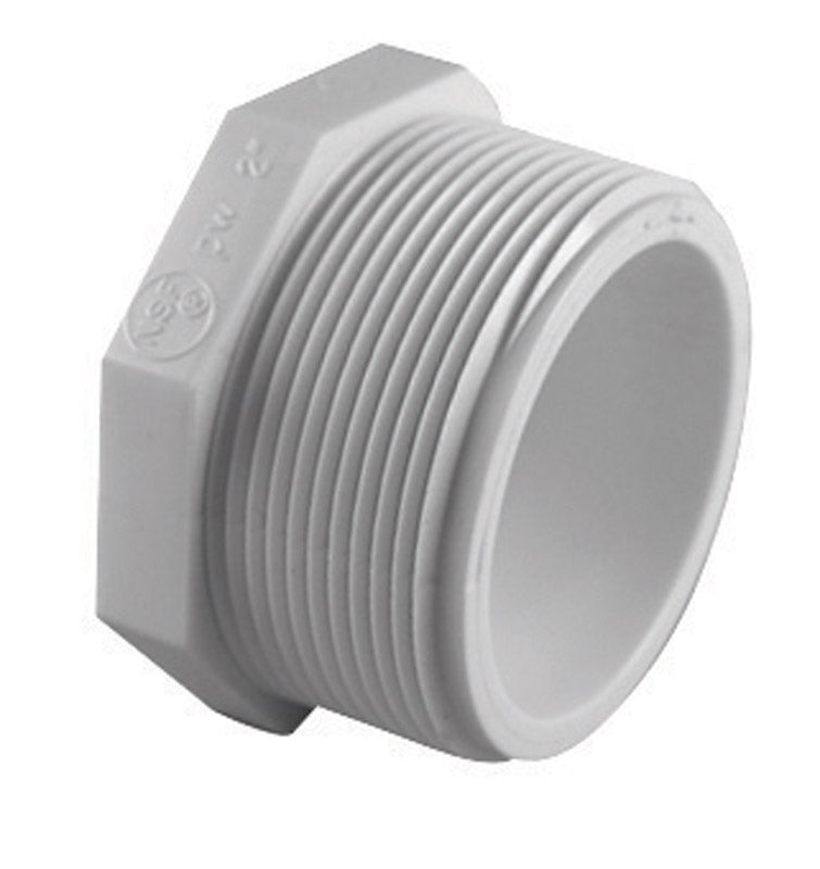 CHARLOTTE PIPE - Charlotte Pipe Schedule 40 1/2 in. MPT X 1/2 in. D FPT PVC Plug 1 pk - Case of 25