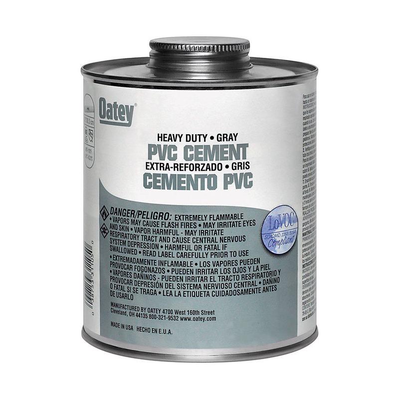 OATEY - Oatey Heavy Duty Gray Cement For PVC 16 oz