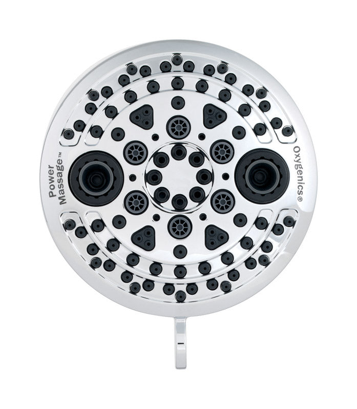 OXYGENICS - Oxygenics Chrome ABS 5 settings Showerhead 1.75 gpm