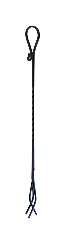 PANACEA - Panacea Black Powder Coated Steel Fireplace Tongs