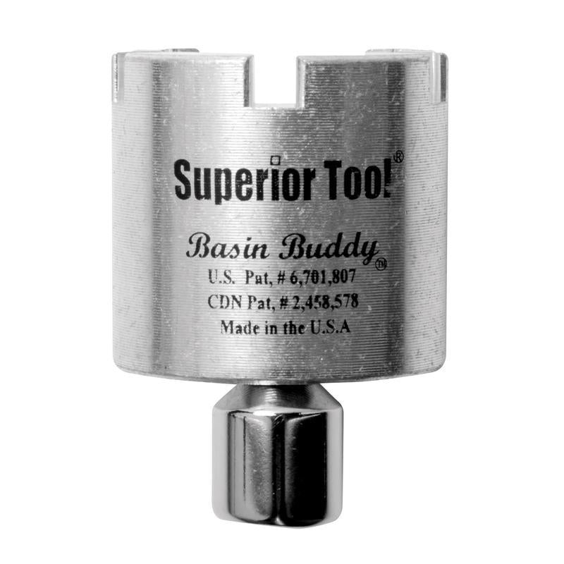 SUPERIOR TOOL - Superior Tool Basin Buddy 1-1/2 in. Faucet Nut Wrench 1/4 and 3/8 in. drive