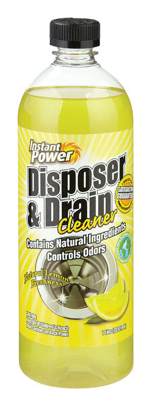 INSTANT POWER - Instant Power Liquid Garbage Disposal & Drain Cleaner 1 L - Case of 4