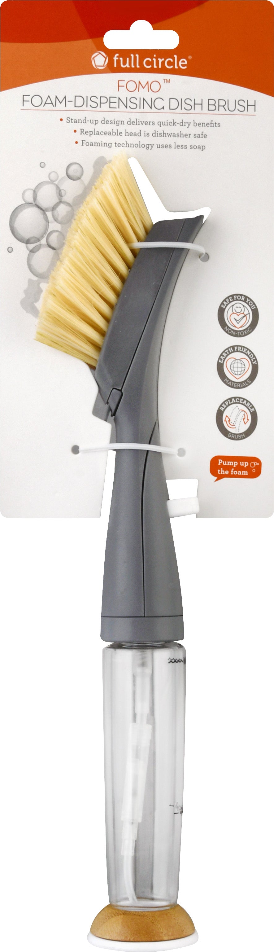 Full Circle FOMO Foam-Dispensing Dish Brush 1 ea - Case of 6