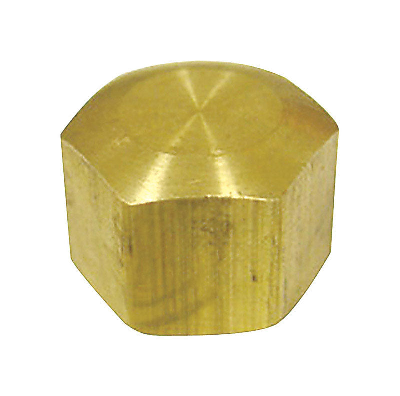 JMF COMPANY - JMF Company 5/16 in. Compression Brass Cap - Case of 5
