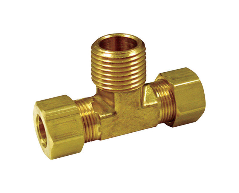 JMF COMPANY - JMF Company 3/8 in. Compression X 3/8 in. D Compression Brass Tee - Case of 5