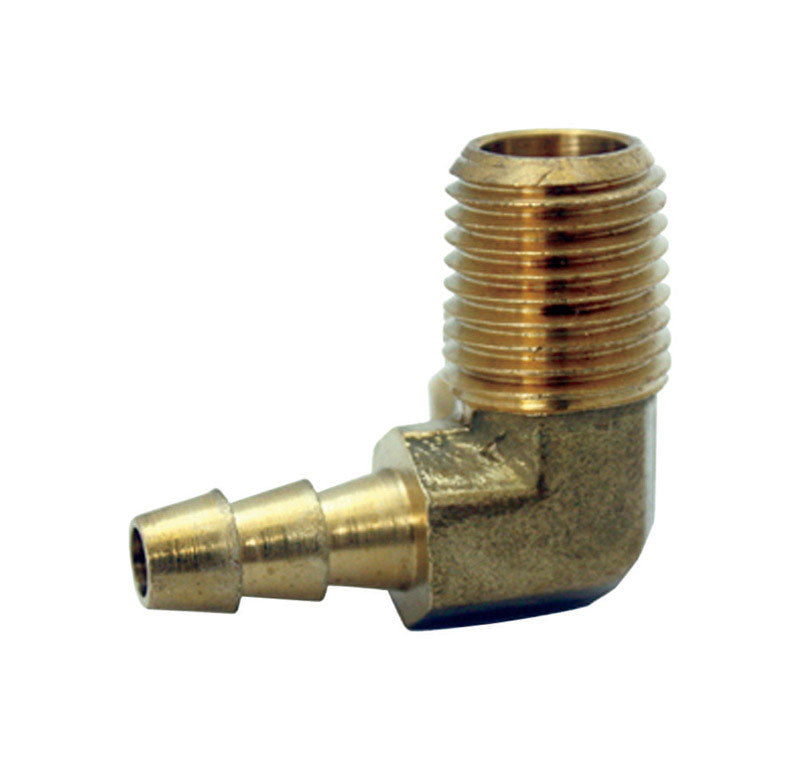JMF COMPANY - JMF Company Brass 3/8 in. D X 5/16 in. D Hose Barb Elbow 1 pk - Case of 5